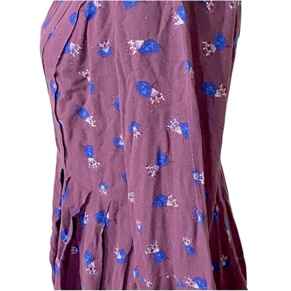 FREE PEOPLE Teagan Floral Boho Babydoll Mini Dress - Picture 6 of 11